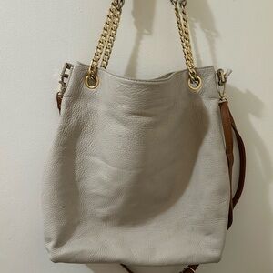 Michael Kors "Jet Set" Bag Large Cream Handbag